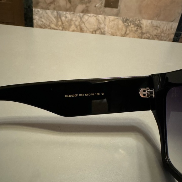 Celine CL400 30F Oversize Square Sunglasses - Picture 6 of 8
